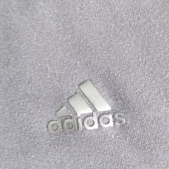 Adidas Climalite active wear leggings charcoal women's size L - Picture 6 of 13